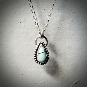 Dry Creek Turquoise Sterling Silver Necklace